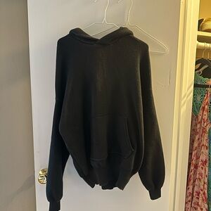 ALO Yoga Black Knit Hoodie